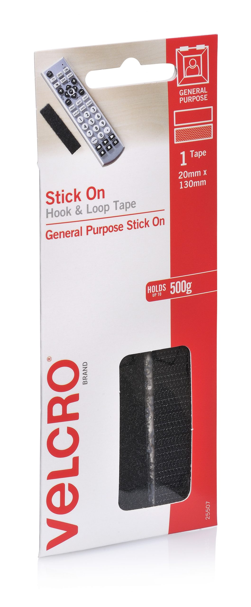 VELCRO® Brand 20mm Self Adhesive Hook and Loop Tape Sticky Back Strips